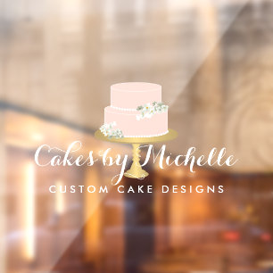 Elegant Pink Cake Bakery Transparent