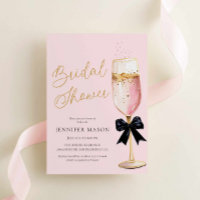 Elegant Pink Champagne Bridal Shower
