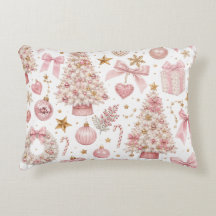 Elegant Pink Christmas Pattern