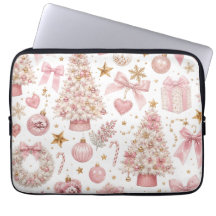 Elegant Pink Christmas Pattern