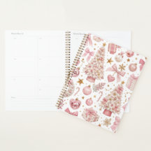 Elegant Pink Christmas Pattern