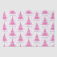 Elegant Pink Christmas Tree Gift