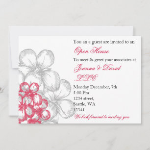 elegant pink Corporate party Invitation