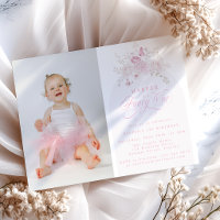 Elegant Pink Fancy One | Photo 1st Birthday Party
