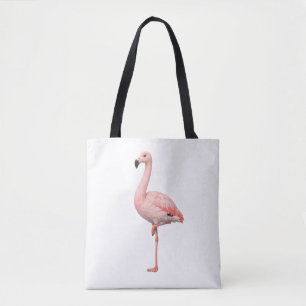 Elegant Pink Flamingo Tropical Summer Tote Bag