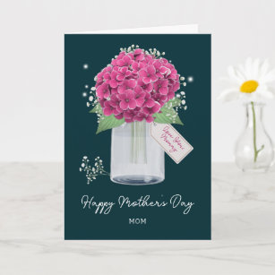 Elegant Pink Floral Happy Mother's Day Card