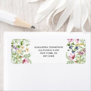 Elegant Pink Floral Meadow 