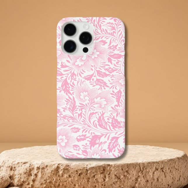 Elegant Pink Floral Protective Cover iPhone cases (Creator Uploaded)