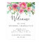 Elegant Pink Floral Welcome to Our Wedding Sign