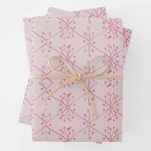 Elegant Pink Floral Wrapping Paper