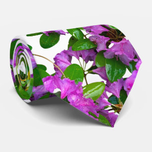 Elegant pink florals pink azaleas pink flowers tie