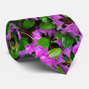 Elegant pink florals pink azaleas pink flowers tie