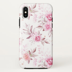 Elegant Pink Flower Design Case-Mate iPhone Case