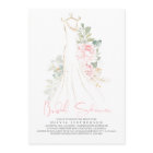 Elegant Pink Flowers and Greenery Bridal Shower