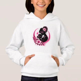 Elegant Pink Flowers Motherhood Love Women