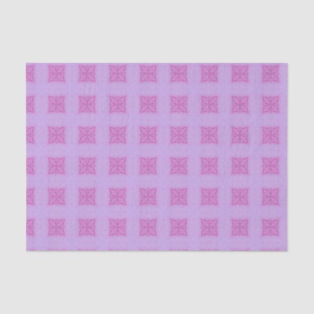 Elegant Pink Geometric Pattern Girly Minimalist Tissue Paper (Front)