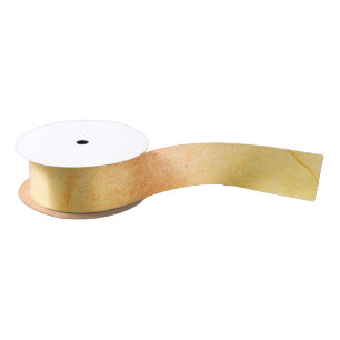 Elegant Pink & Gold Gradient Ribbon Satin Ribbon
