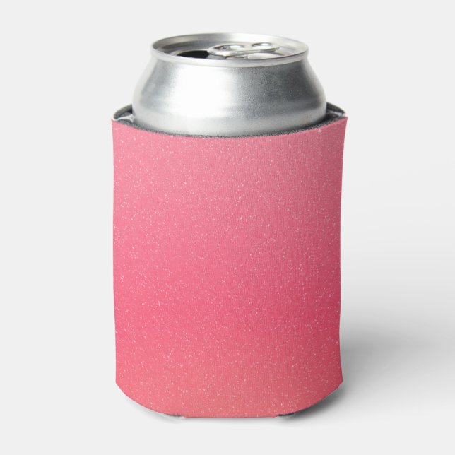 Elegant Pink Gradient Can Cooler (Can Front)