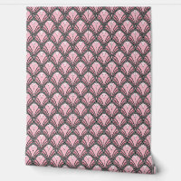 Elegant Pink Grey Art Deco Peel and Stick
