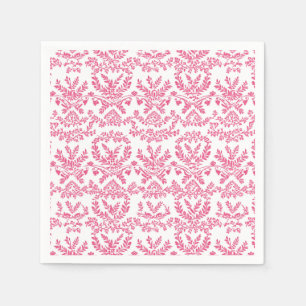 Elegant pink Indian floral pattern Napkin