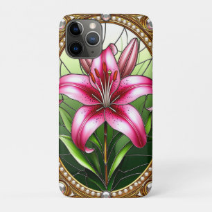 Elegant Pink Lily Flower Case-Mate iPhone Case