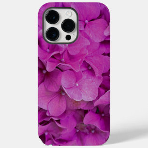Elegant pink magenta floral hydrangeas roses  Case-Mate iPhone 14 pro max case