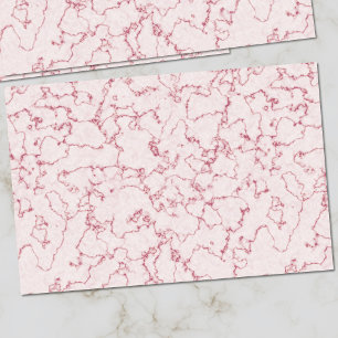Elegant Pink Marble Stone Texture Tissue Paper