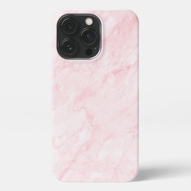 Elegant Pink Marble Texture Background iPhone Case (Back)