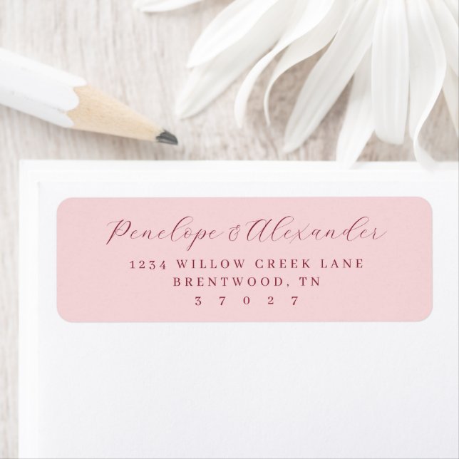 Elegant Pink Minimalist Calligraphy (Insitu)