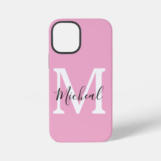 Elegant Pink Name Personalised iPhone 12 Mini Case