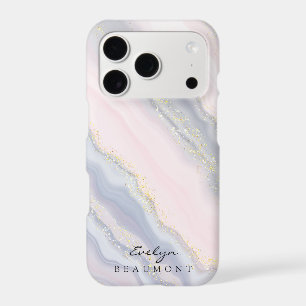 Elegant Pink Purple Pastel Marble Customisable