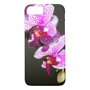 Elegant pink tropical floral flowers orchids  Case-Mate iPhone case