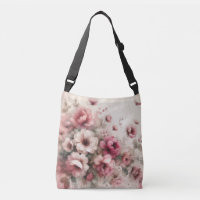 Elegant Pink Vintage Inspired Watercolor Floral 