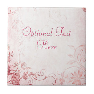 Elegant Pink Vintage Tile
