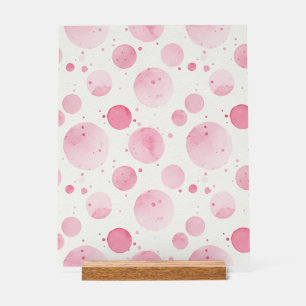 Elegant Pink Watercolor Acrylic sign