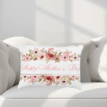 Elegant Pink Watercolor Flower Accent Pillow<br><div class="desc">Celebrate Mom with this elegant Happy Mother’s Day floral accent pillow featuring soft watercolor flowers in beautiful pink tones. Perfect for adding a warm, loving touch to living rooms, bedrooms, or cozy spaces. This decorative pillow makes a thoughtful Mother’s Day gift and a charming seasonal home décor piece that shows...</div>