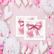 Elegant  Pink Watercolor Ribbon