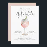 Elegant Pink Wine Aged to Perfection 40th Birthday Invitation<br><div class="desc">// Can be fully customised to suit your needs. Designed by Gorjo Designs via Zazzle. // Need help customising your design? Got other ideas? Feel free to contact me (Zoe) directly.</div>