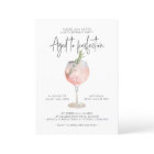 Elegant Pink Wine Aged to Perfection 60th Birthday