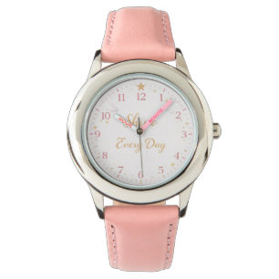 Elegant pink wristwatch – a daily radiance of femi