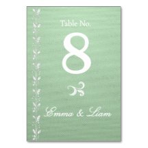 Elegant Pistachio Green  Wedding Table