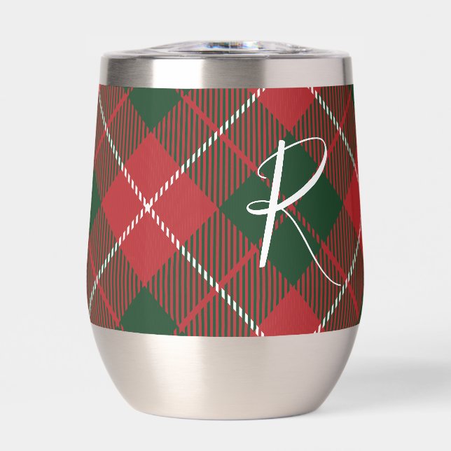 Elegant Plaid Red Green Tartan Custom (Front)