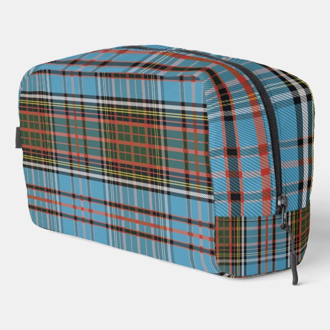 Elegant Plaid Rustic Anderson Tartan Dopp Kit (Right Corner)