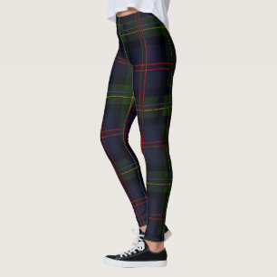 Elegant Plaid Rustic Classic Holiday Tartan Leggings