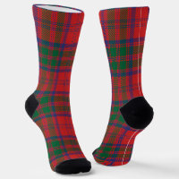 Elegant Plaid Rustic Red Green Tartan