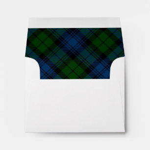 Elegant Plaid Rustic Tartan Envelope