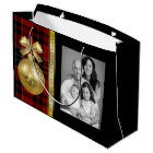 Elegant Plaid w/Photo Christmas