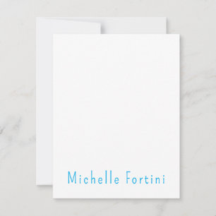 Elegant Plain Simple Minimalist Card