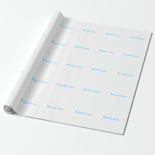 Elegant Plain Simple Minimalist Wrapping Paper