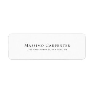 Elegant Plain Simple Modern Minimalist